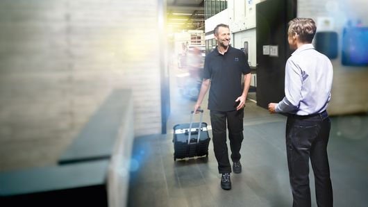 Key visual: TRUMPF Services Technical Customer Services