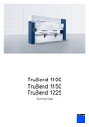 TruBend 系列 1000：技術資料