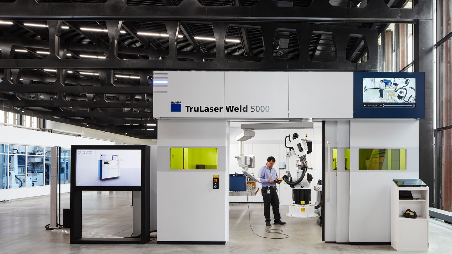 Máquinas na Smart Factory em Chicago