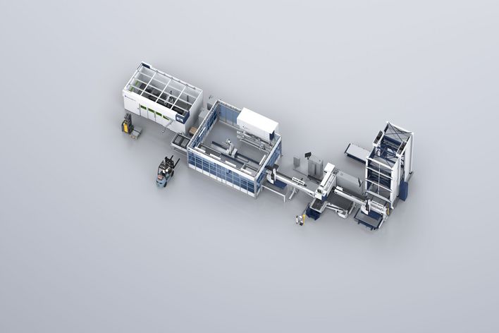 TRUMPF smart factory example fpr e-mobility applications
