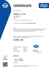 DIN EN ISO 9001に準拠した認証