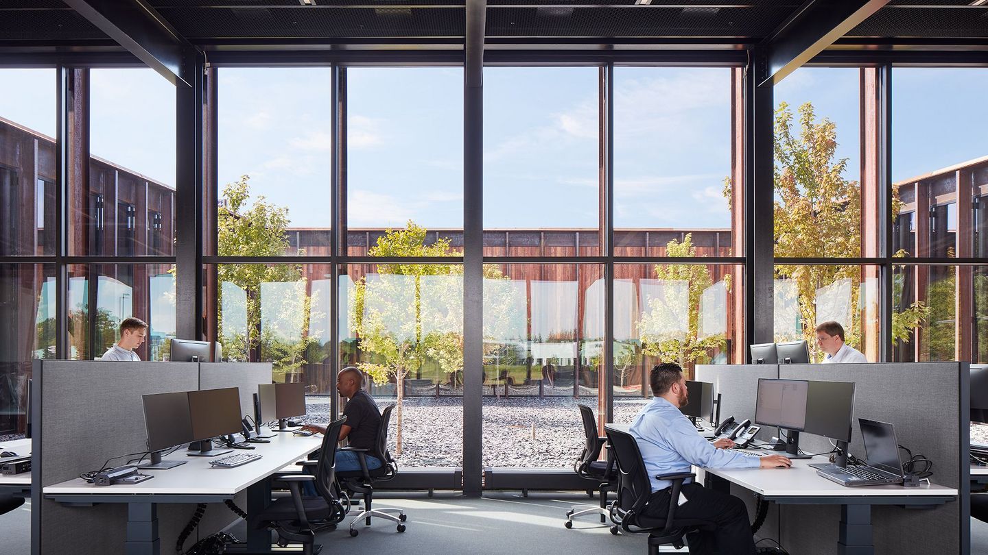 Escritório na Smart Factory em Chicago