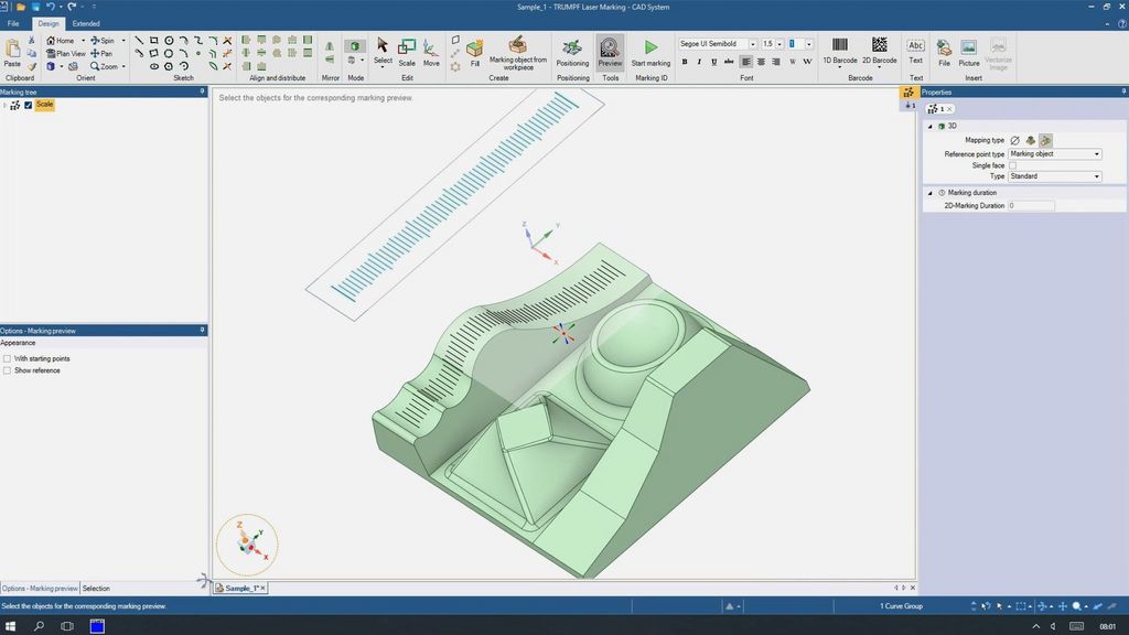 TruTops Mark 3D,参数库截图