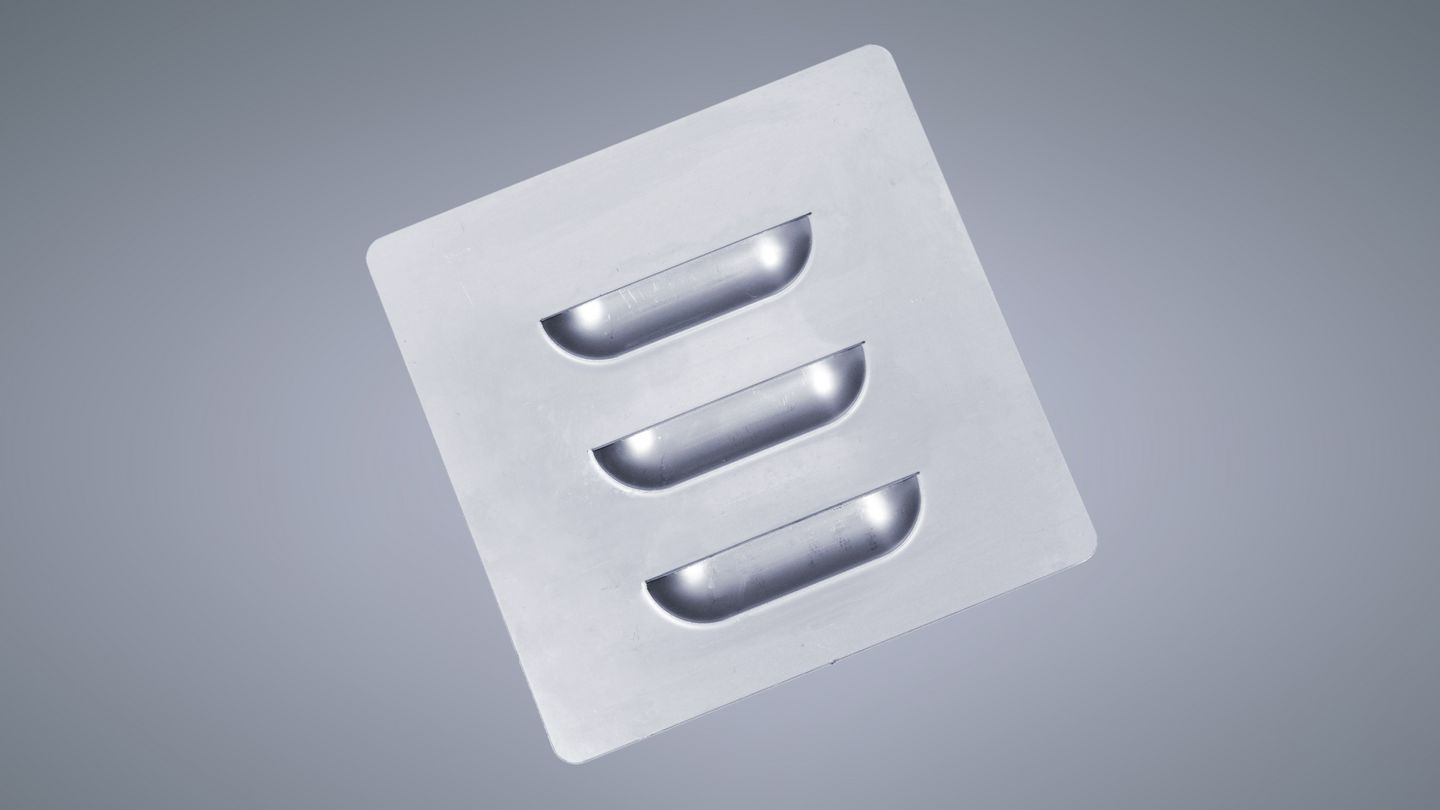 Útil especial para ranuras con forma branquial para contornos de útil cerrados