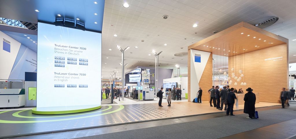 TRUMPF Messestand, Grunddesign