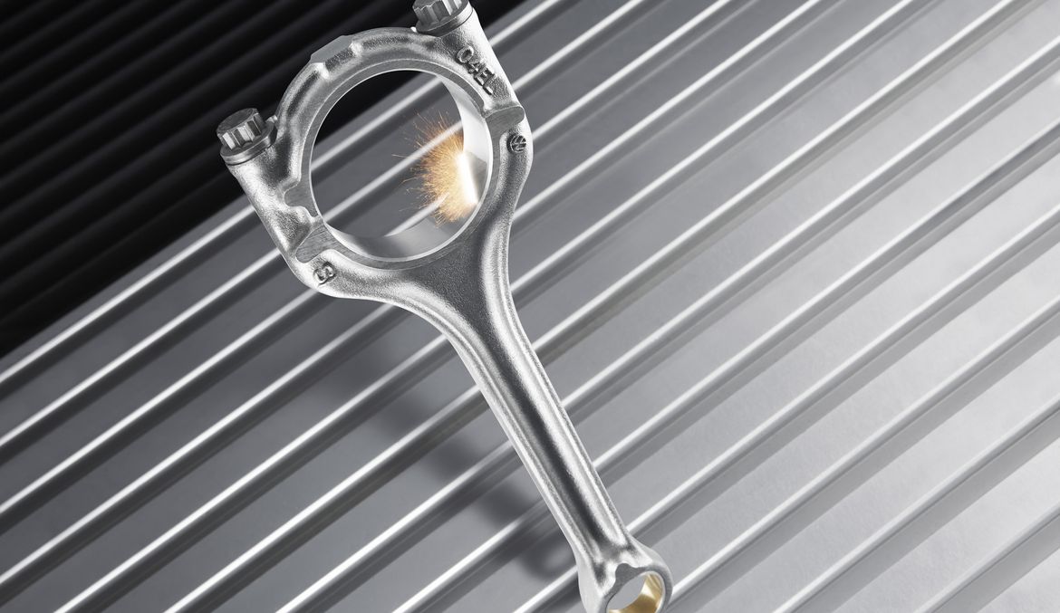 Strukturierung eines Pleuels