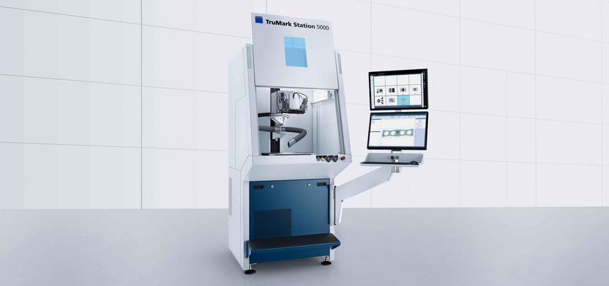 TruMark Station 5000 с интегриран лазер TruMark