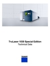 TruLaser 1030 Special Edition Technical Data Sheet